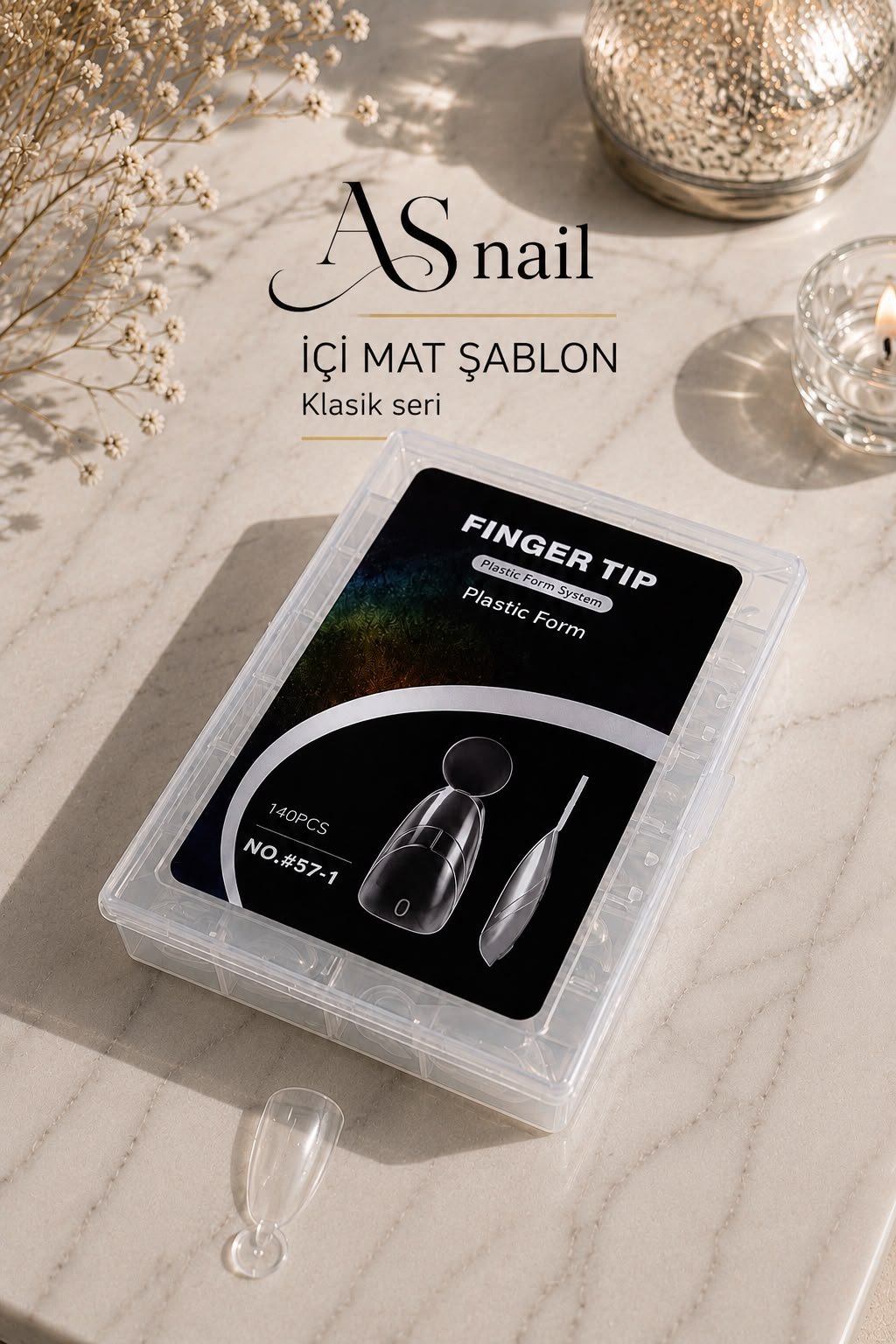 Badem içi mat şablon klasik seri